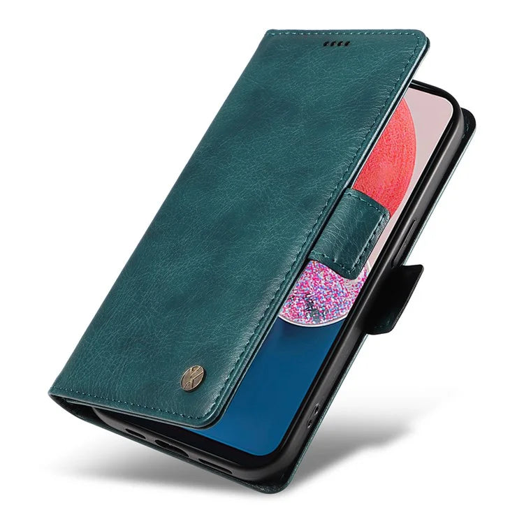 YIKATU YK-007 For Samsung Galaxy A13 5G / A13 4G / A04s 4G (164.7 x 76.7 x 9.1 mm) Phone Cover Magnetic Clasp Leather Case