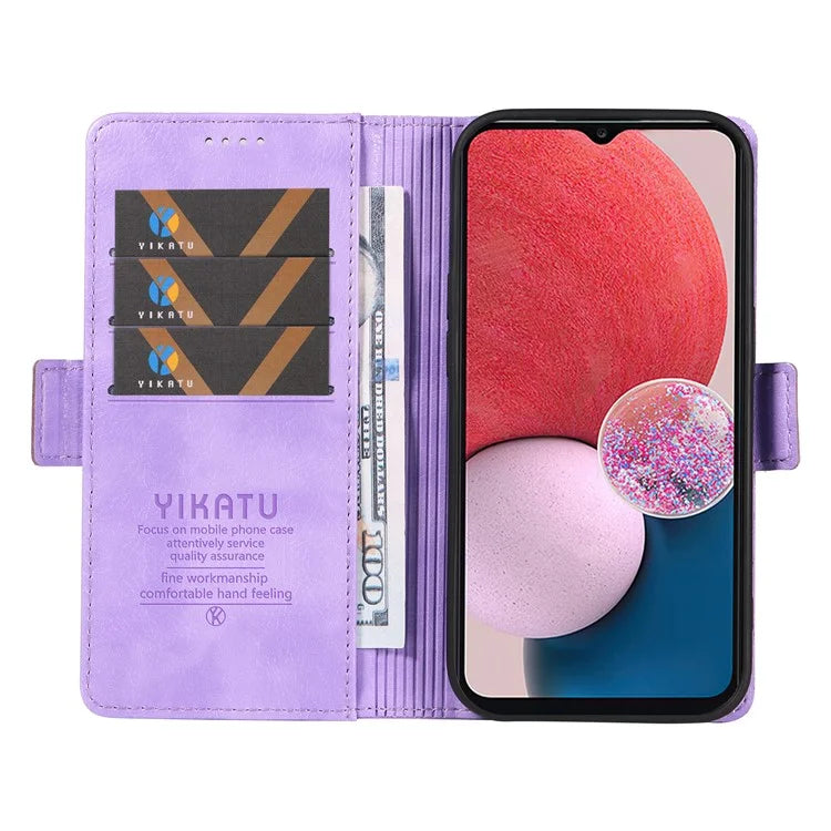 YIKATU YK-007 For Samsung Galaxy A13 5G / A13 4G / A04s 4G (164.7 x 76.7 x 9.1 mm) Phone Cover Magnetic Clasp Leather Case
