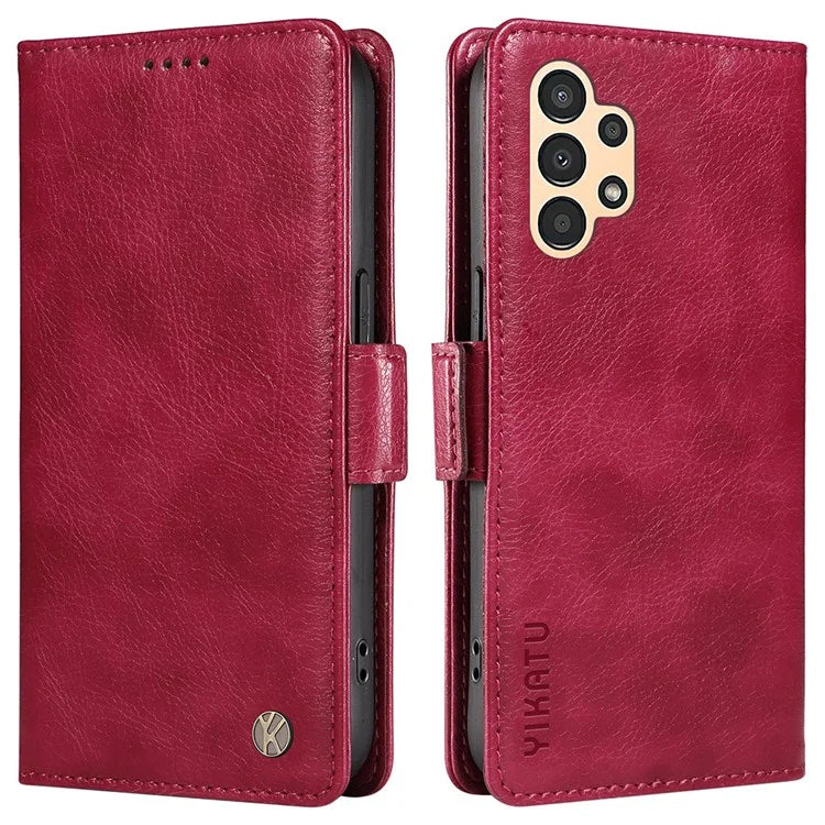 YIKATU YK-007 For Samsung Galaxy A13 5G / A13 4G / A04s 4G (164.7 x 76.7 x 9.1 mm) Phone Cover Magnetic Clasp Leather Case