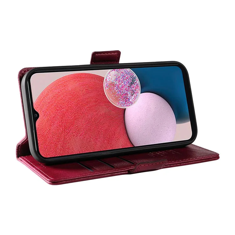 YIKATU YK-007 For Samsung Galaxy A13 5G / A13 4G / A04s 4G (164.7 x 76.7 x 9.1 mm) Phone Cover Magnetic Clasp Leather Case