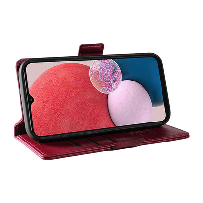 YIKATU YK-007 For Samsung Galaxy A13 5G / A13 4G / A04s 4G (164.7 x 76.7 x 9.1 mm) Phone Cover Magnetic Clasp Leather Case