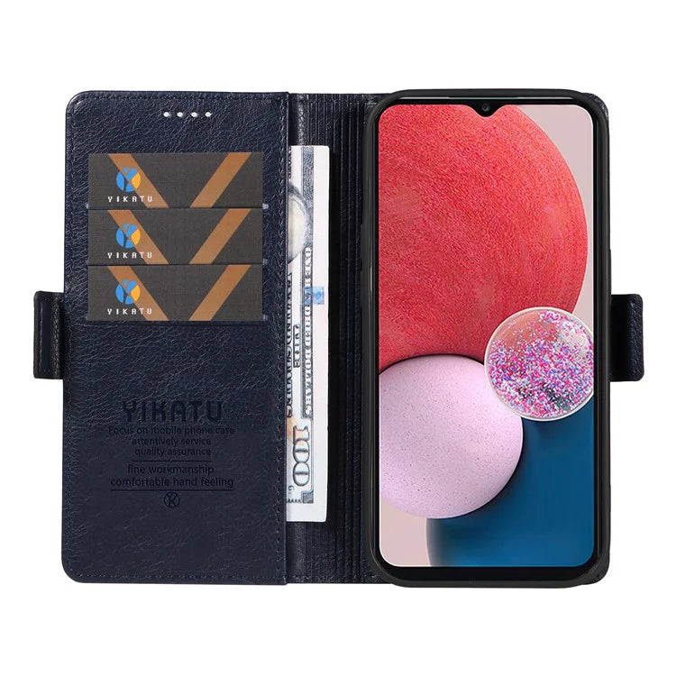 YIKATU YK-007 For Samsung Galaxy A13 5G / A13 4G / A04s 4G (164.7 x 76.7 x 9.1 mm) Phone Cover Magnetic Clasp Leather Case
