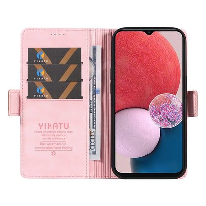 YIKATU YK-007 For Samsung Galaxy A13 5G / A13 4G / A04s 4G (164.7 x 76.7 x 9.1 mm) Phone Cover Magnetic Clasp Leather Case
