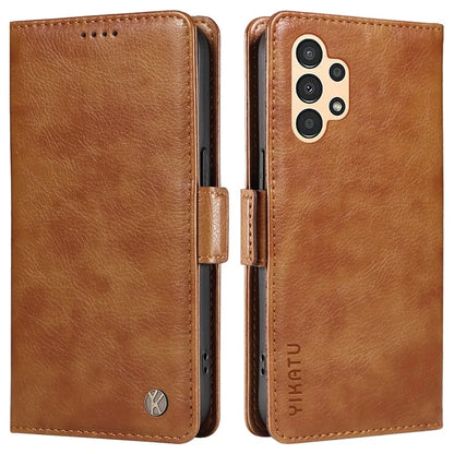 YIKATU YK-007 For Samsung Galaxy A13 5G / A13 4G / A04s 4G (164.7 x 76.7 x 9.1 mm) Phone Cover Magnetic Clasp Leather Case
