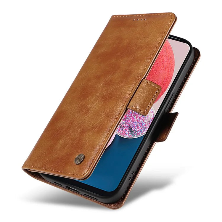 YIKATU YK-007 For Samsung Galaxy A13 5G / A13 4G / A04s 4G (164.7 x 76.7 x 9.1 mm) Phone Cover Magnetic Clasp Leather Case