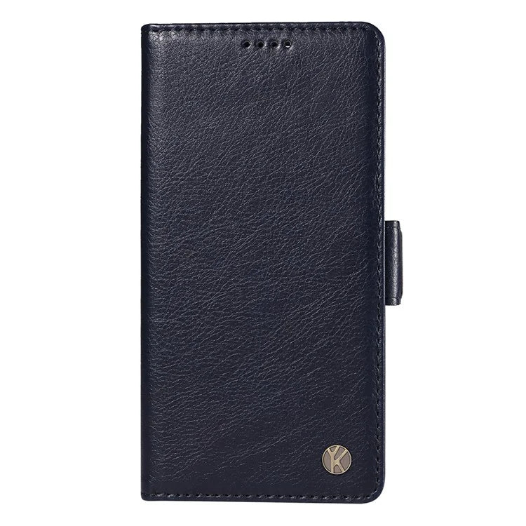 YIKATU YK-007 For Xiaomi 14 Case Litchi Texture Leather Phone Cover with Magnetic Clasp