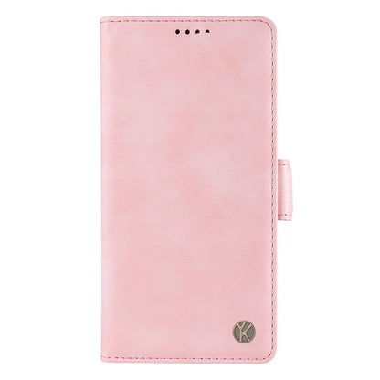 YIKATU YK-007 For Xiaomi 14 Case Litchi Texture Leather Phone Cover with Magnetic Clasp