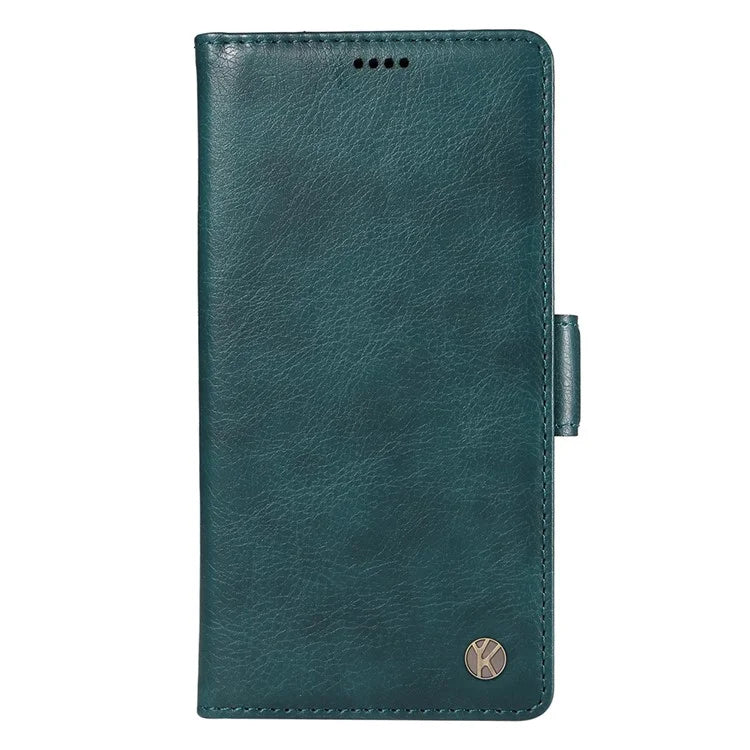 YIKATU YK-007 For Xiaomi 14 Pro Wallet Case Litchi Texture PU Leather Protective Phone Cover