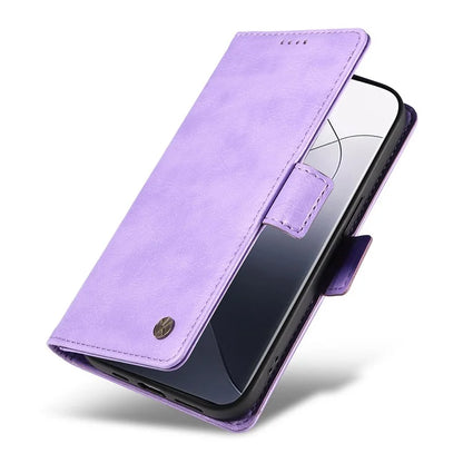 YIKATU YK-007 For Xiaomi 14 Pro Wallet Case Litchi Texture PU Leather Protective Phone Cover