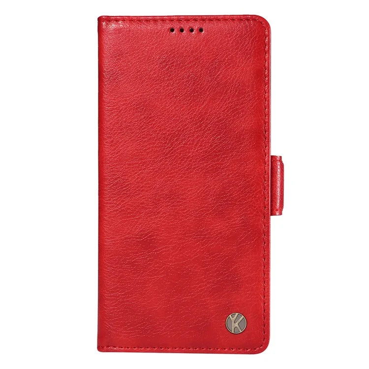 YIKATU YK-007 For Xiaomi 14 Pro Wallet Case Litchi Texture PU Leather Protective Phone Cover