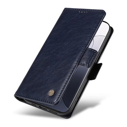 YIKATU YK-007 For Xiaomi 14 Pro Wallet Case Litchi Texture PU Leather Protective Phone Cover