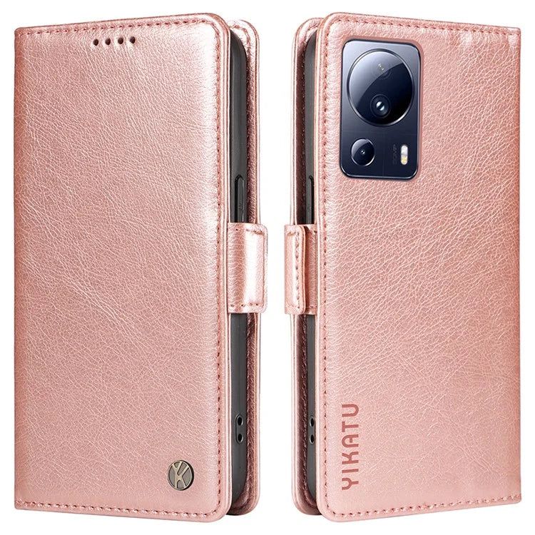 YIKATU YK-007 For Xiaomi 13 Lite / Civi 2 5G Case Wallet Leather + TPU Phone Cover