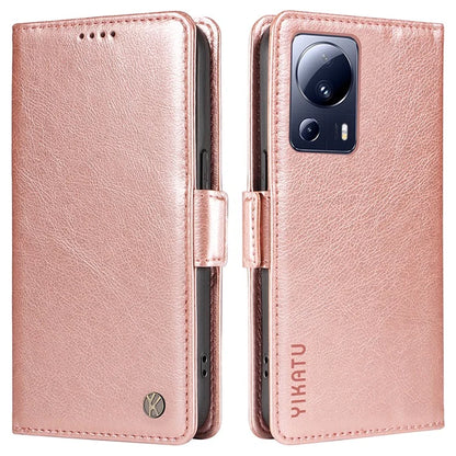 YIKATU YK-007 For Xiaomi 13 Lite / Civi 2 5G Case Wallet Leather + TPU Phone Cover