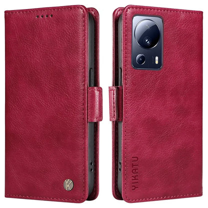 YIKATU YK-007 For Xiaomi 13 Lite / Civi 2 5G Case Wallet Leather + TPU Phone Cover