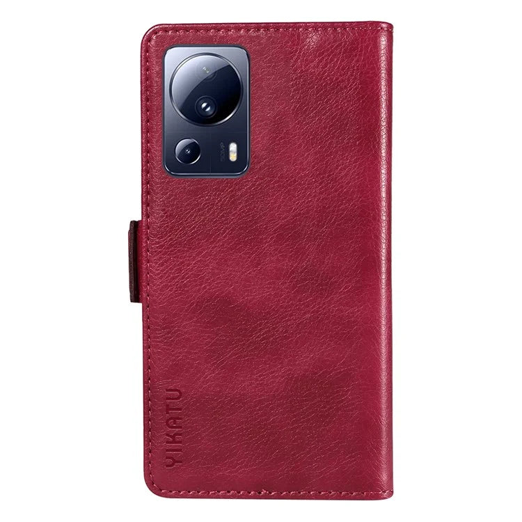 YIKATU YK-007 For Xiaomi 13 Lite / Civi 2 5G Case Wallet Leather + TPU Phone Cover
