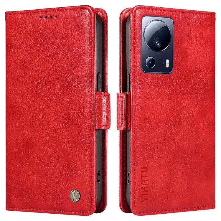 YIKATU YK-007 For Xiaomi 13 Lite / Civi 2 5G Case Wallet Leather + TPU Phone Cover