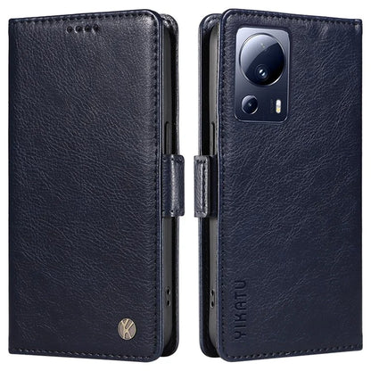 YIKATU YK-007 For Xiaomi 13 Lite / Civi 2 5G Case Wallet Leather + TPU Phone Cover