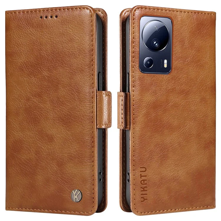 YIKATU YK-007 For Xiaomi 13 Lite / Civi 2 5G Case Wallet Leather + TPU Phone Cover