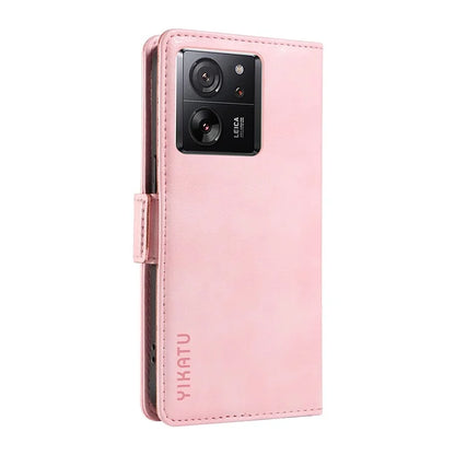 YIKATU YK-007 For Xiaomi 13T / 13T Pro / Redmi K60 Ultra Case PU Leather Wallet Flip Phone Cover