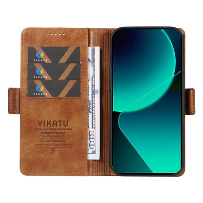 YIKATU YK-007 For Xiaomi 13T / 13T Pro / Redmi K60 Ultra Case PU Leather Wallet Flip Phone Cover