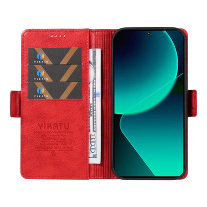 YIKATU YK-007 For Xiaomi 13T / 13T Pro / Redmi K60 Ultra Case PU Leather Wallet Flip Phone Cover