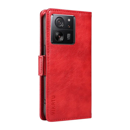 YIKATU YK-007 For Xiaomi 13T / 13T Pro / Redmi K60 Ultra Case PU Leather Wallet Flip Phone Cover
