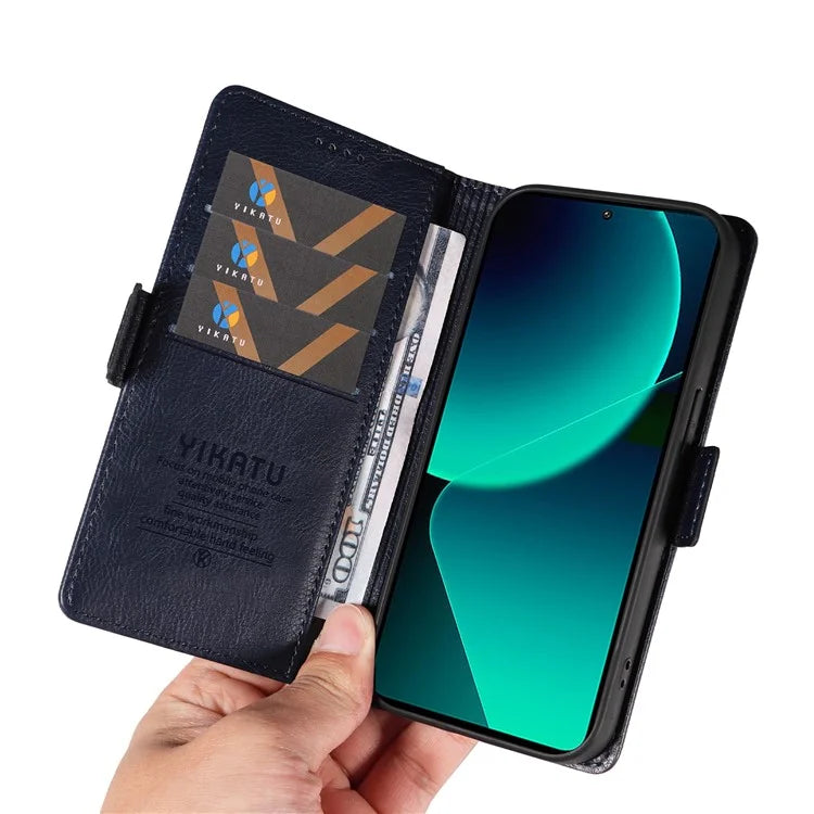 YIKATU YK-007 For Xiaomi 13T / 13T Pro / Redmi K60 Ultra Case PU Leather Wallet Flip Phone Cover