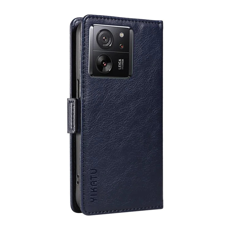 YIKATU YK-007 For Xiaomi 13T / 13T Pro / Redmi K60 Ultra Case PU Leather Wallet Flip Phone Cover