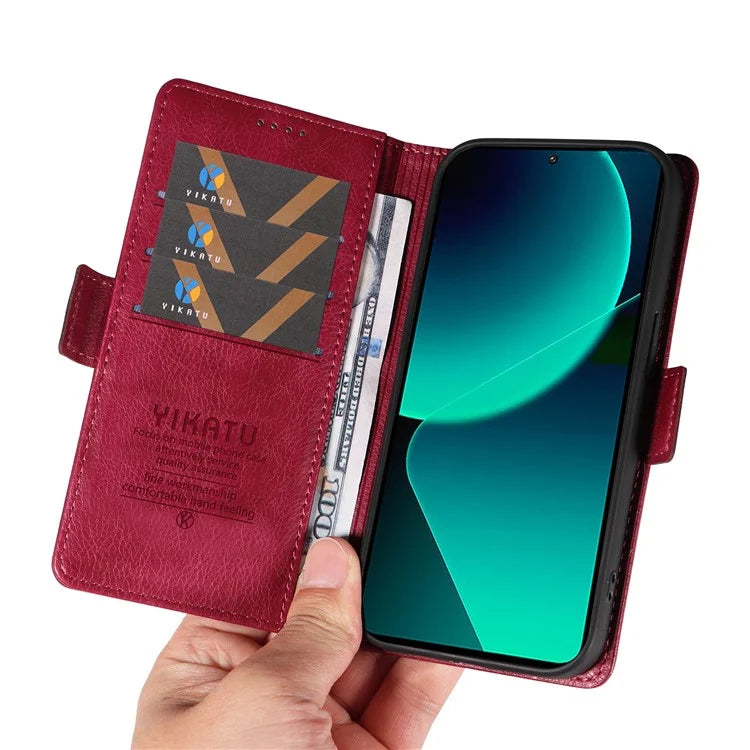 YIKATU YK-007 For Xiaomi 13T / 13T Pro / Redmi K60 Ultra Case PU Leather Wallet Flip Phone Cover