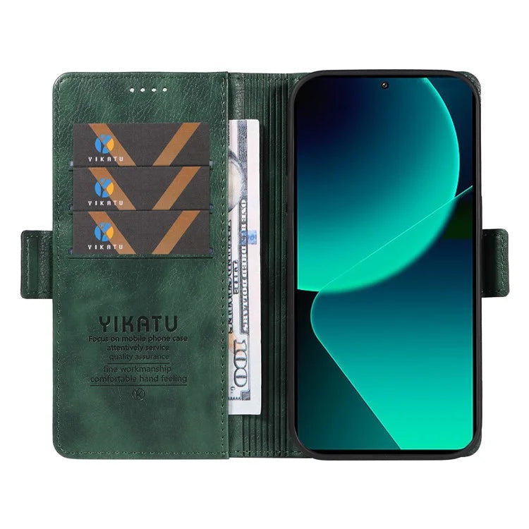 YIKATU YK-007 For Xiaomi 13T / 13T Pro / Redmi K60 Ultra Case PU Leather Wallet Flip Phone Cover