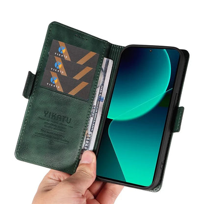 YIKATU YK-007 For Xiaomi 13T / 13T Pro / Redmi K60 Ultra Case PU Leather Wallet Flip Phone Cover