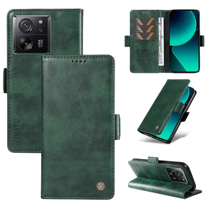 YIKATU YK-007 For Xiaomi 13T / 13T Pro / Redmi K60 Ultra Case PU Leather Wallet Flip Phone Cover