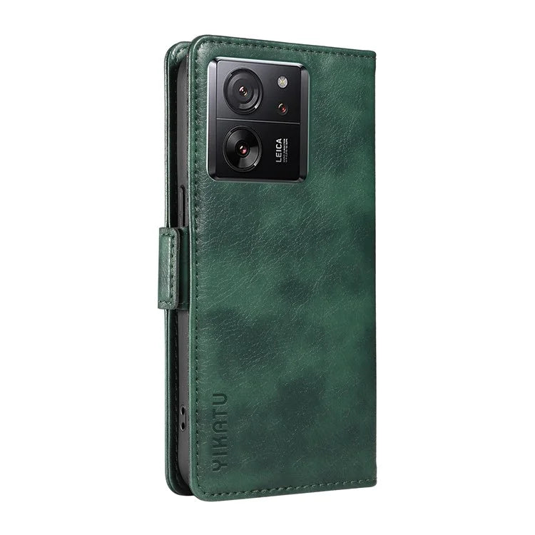 YIKATU YK-007 For Xiaomi 13T / 13T Pro / Redmi K60 Ultra Case PU Leather Wallet Flip Phone Cover
