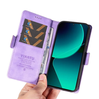 YIKATU YK-007 For Xiaomi 13T / 13T Pro / Redmi K60 Ultra Case PU Leather Wallet Flip Phone Cover