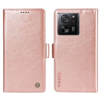 YIKATU YK-007 For Xiaomi 13T / 13T Pro / Redmi K60 Ultra Case PU Leather Wallet Flip Phone Cover