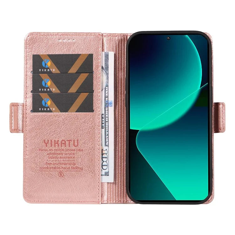 YIKATU YK-007 For Xiaomi 13T / 13T Pro / Redmi K60 Ultra Case PU Leather Wallet Flip Phone Cover