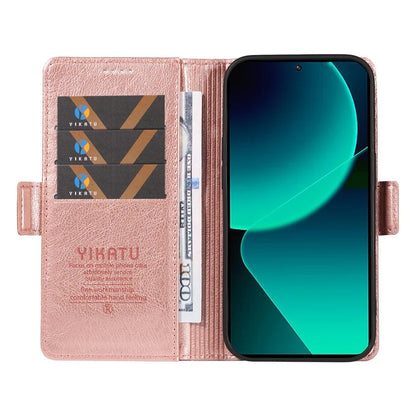 YIKATU YK-007 For Xiaomi 13T / 13T Pro / Redmi K60 Ultra Case PU Leather Wallet Flip Phone Cover