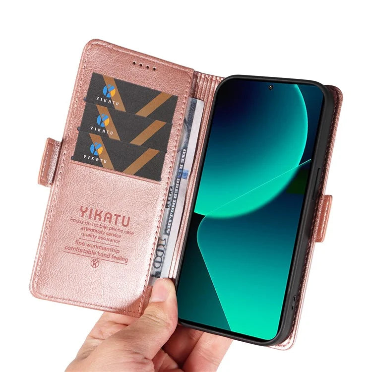YIKATU YK-007 For Xiaomi 13T / 13T Pro / Redmi K60 Ultra Case PU Leather Wallet Flip Phone Cover