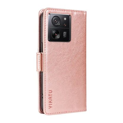 YIKATU YK-007 For Xiaomi 13T / 13T Pro / Redmi K60 Ultra Case PU Leather Wallet Flip Phone Cover