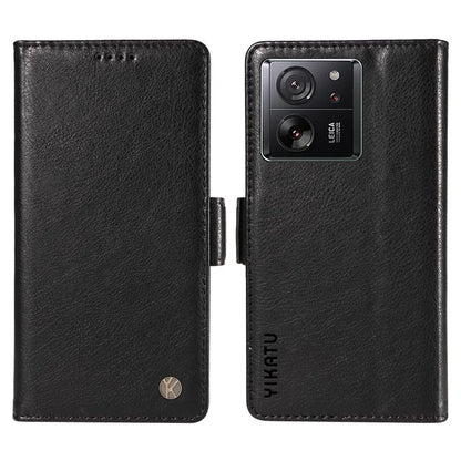 YIKATU YK-007 For Xiaomi 13T / 13T Pro / Redmi K60 Ultra Case PU Leather Wallet Flip Phone Cover