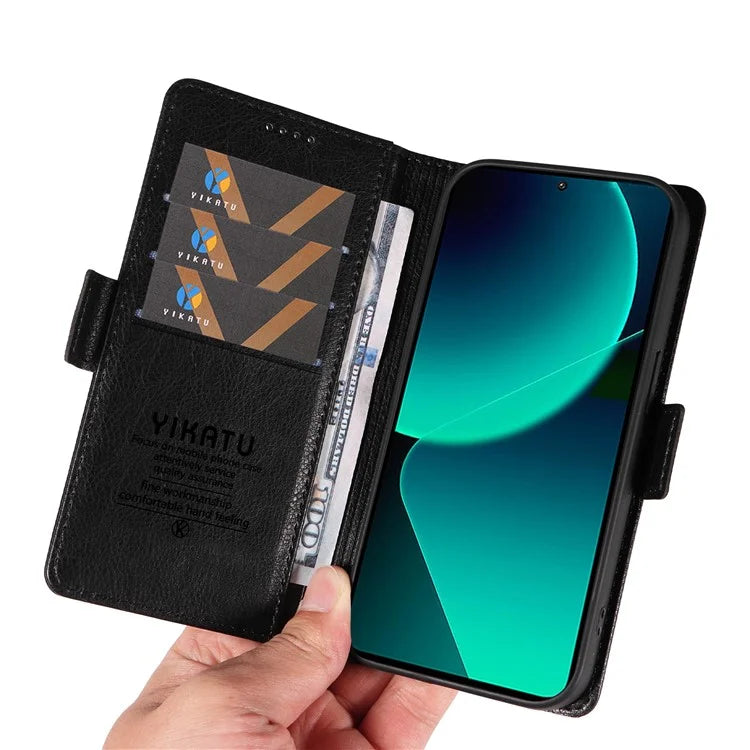 YIKATU YK-007 For Xiaomi 13T / 13T Pro / Redmi K60 Ultra Case PU Leather Wallet Flip Phone Cover