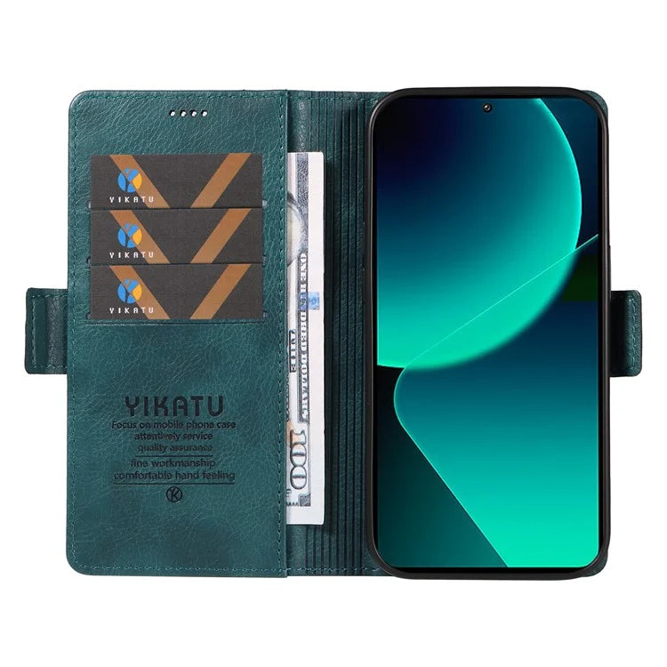 YIKATU YK-007 For Xiaomi 13T / 13T Pro / Redmi K60 Ultra Case PU Leather Wallet Flip Phone Cover