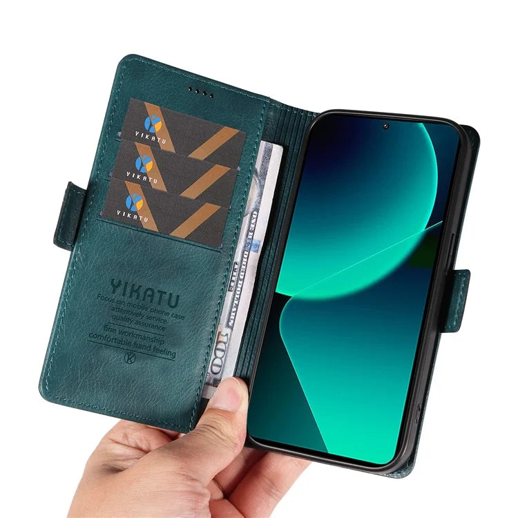 YIKATU YK-007 For Xiaomi 13T / 13T Pro / Redmi K60 Ultra Case PU Leather Wallet Flip Phone Cover