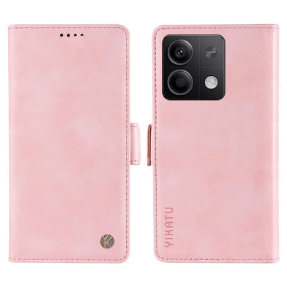YIKATU YK-007 For Xiaomi Redmi Note 13 5G Leather Wallet Case Folding Stand Phone Cover