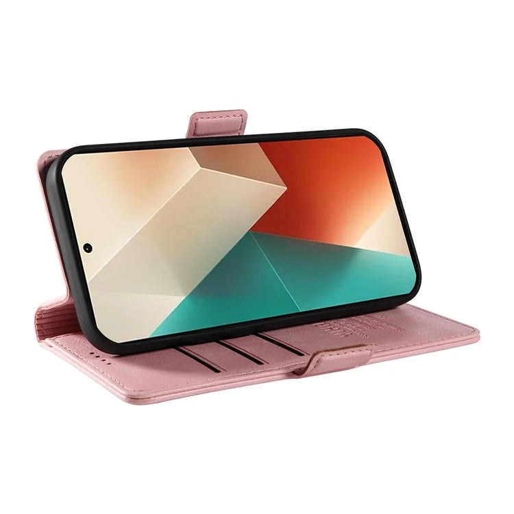 YIKATU YK-007 For Xiaomi Redmi Note 13 5G Leather Wallet Case Folding Stand Phone Cover