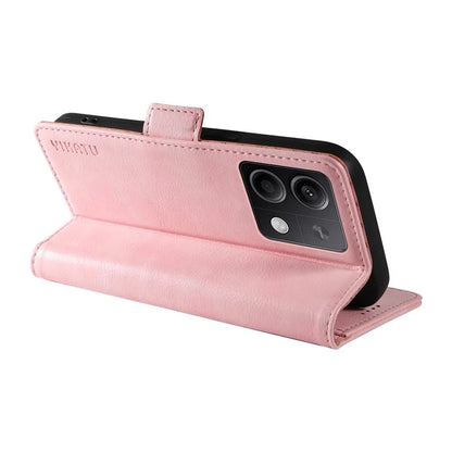 YIKATU YK-007 For Xiaomi Redmi Note 13 5G Leather Wallet Case Folding Stand Phone Cover