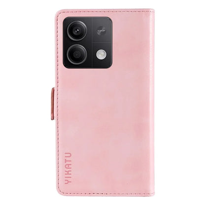YIKATU YK-007 For Xiaomi Redmi Note 13 5G Leather Wallet Case Folding Stand Phone Cover