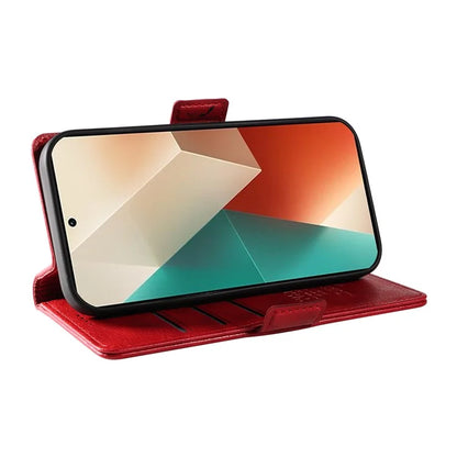 YIKATU YK-007 For Xiaomi Redmi Note 13 5G Leather Wallet Case Folding Stand Phone Cover