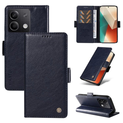 YIKATU YK-007 For Xiaomi Redmi Note 13 5G Leather Wallet Case Folding Stand Phone Cover