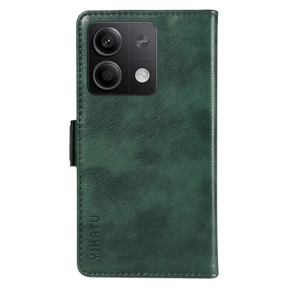 YIKATU YK-007 For Xiaomi Redmi Note 13 5G Leather Wallet Case Folding Stand Phone Cover